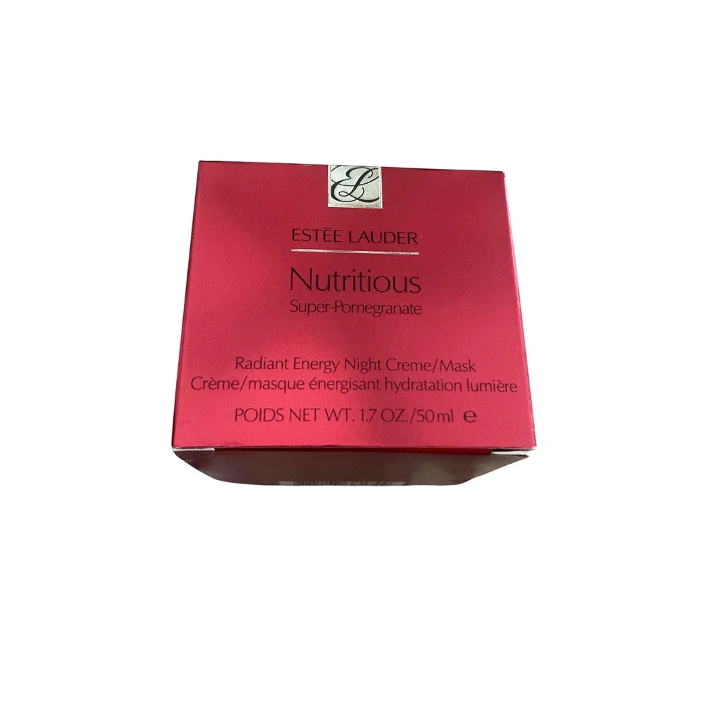 Estee Lauder Nutritious Super Pomegranate Radiant Energy Night Creme‎ Mask 1.7oz - Picture 2 of 4